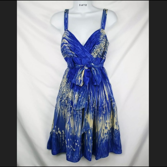 Anthropologie Caballo Falls Silk Dress by Lil - Picture 3 of 12